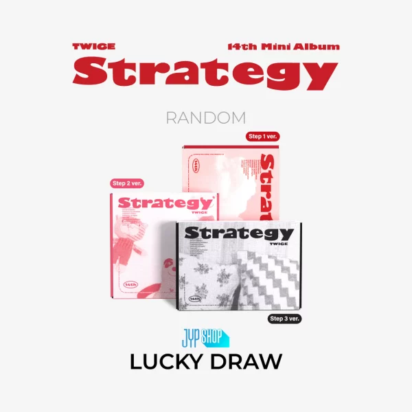 TWICE – Strategy 14TH MINI ALBUM (LUCKY DRAW JYP) (Random)