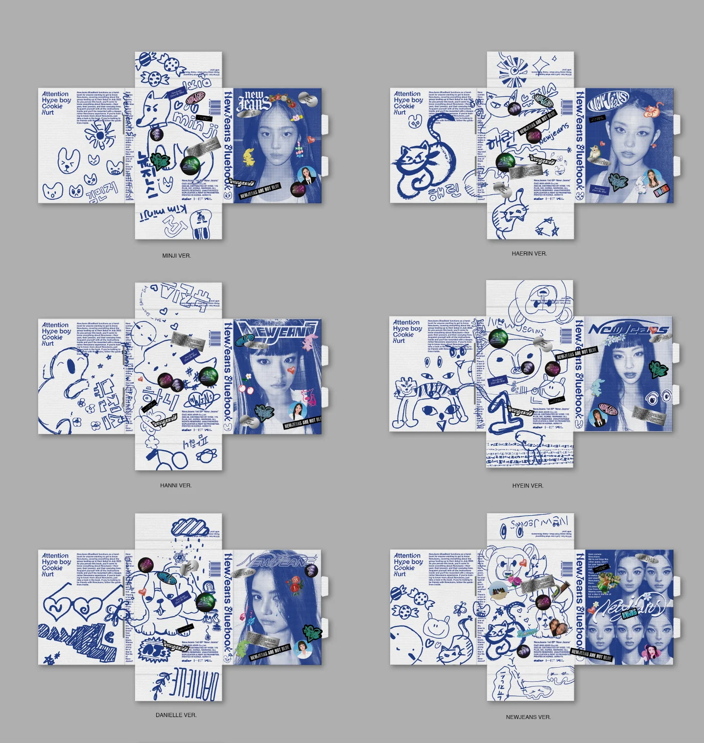 NewJeans1stEPAlbum-NewJeans_BluebookVer 1